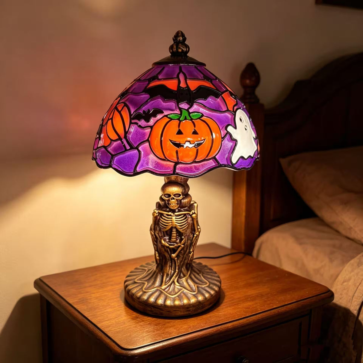 Halloween Pumpkin Lamps – 7 Styles | Spooky Table Decor