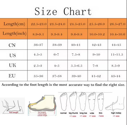 Halloween Slippers with Pumpkin Design – Fuzzy Closed-Toe, Slip-On House Slippers in Black or White for Spooky Season Lounging - Size Chart