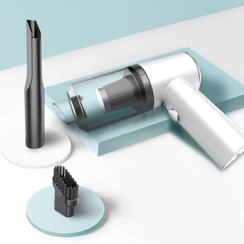 Handheld Cordless Vacuum Cleaner | Built-In LED Light | High Suction | Car, Home, Baby Chair & Keyboard Cleaner