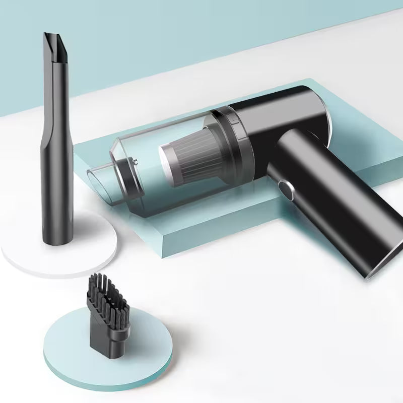 Handheld Cordless Vacuum Cleaner | Built-In LED Light | High Suction | Car, Home, Baby Chair & Keyboard Cleaner