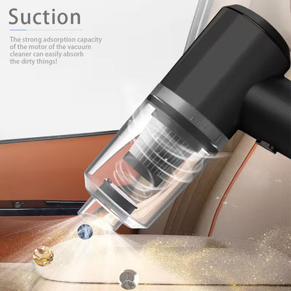 Handheld Cordless Vacuum Cleaner | Built-In LED Light | High Suction | Car, Home, Baby Chair & Keyboard Cleaner