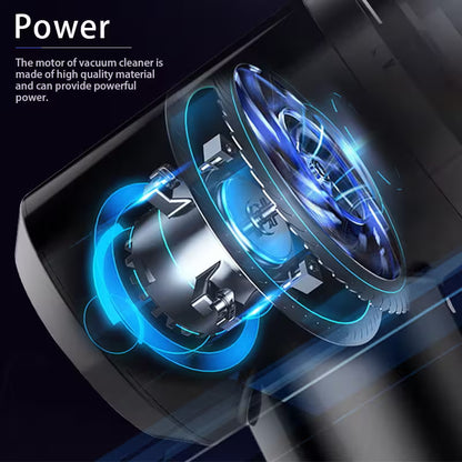 Handheld Cordless Vacuum Cleaner | Built-In LED Light | High Suction | Car, Home, Baby Chair & Keyboard Cleaner