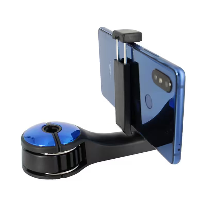 Headrest Hooks For Cars With 360° Phone Holder | Clip-On Seat Back Hook For Bags, Purses & Bottles