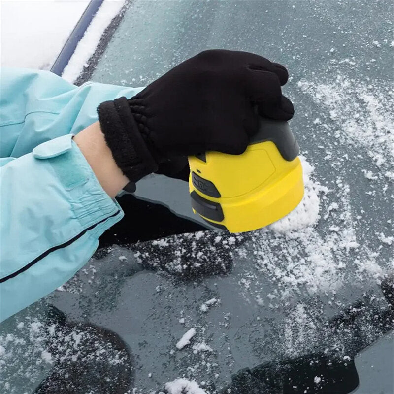 Time-efficient windshield clearing with our ice scraper