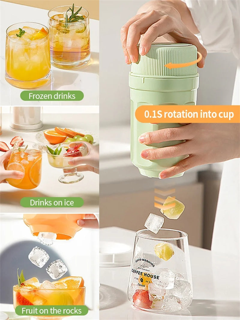 Ice Cube Trays with Funny Twisting Ice Cup