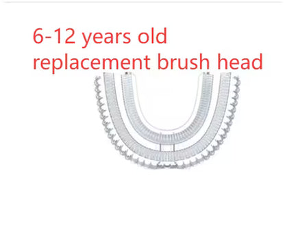 Kids Electric Toothbrush | U-Shaped | 360° Automatic Sonic Cleaning | Food-Grade Silicone | 3 Modes | 60-Second Timer