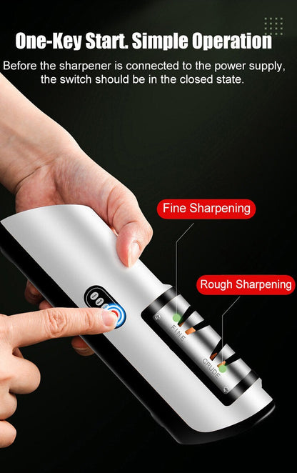 It's easy to use your wireless sharpener