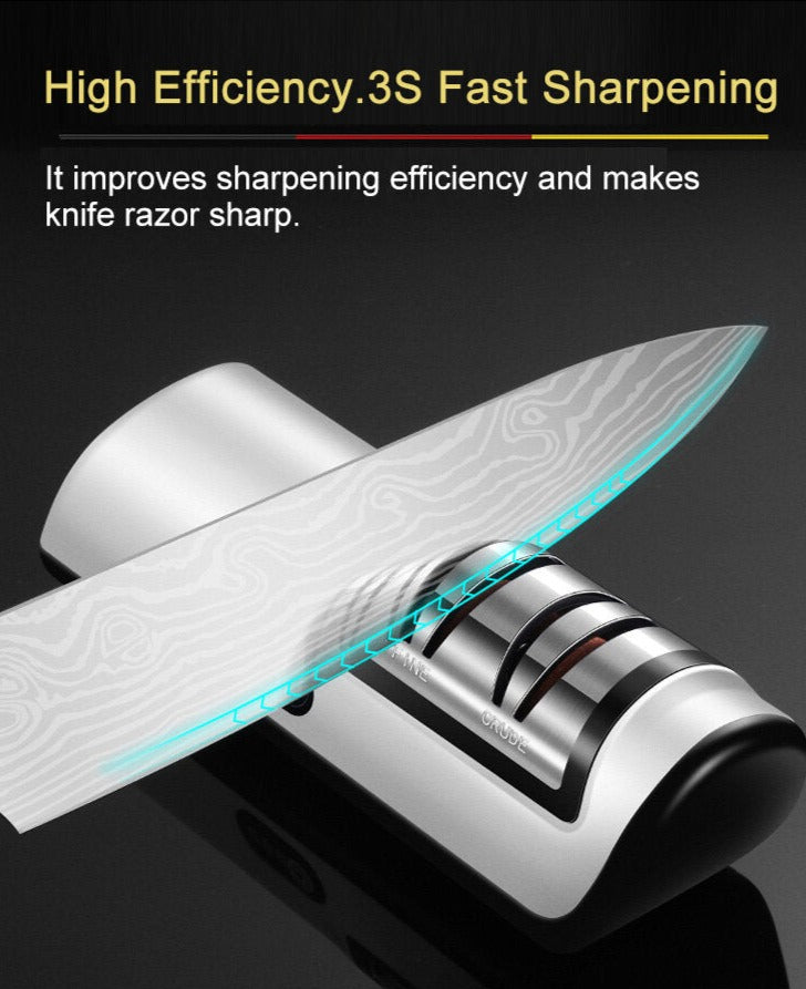 Fast Sharpening & High Efficiency is guaranteed with our knife sharpener