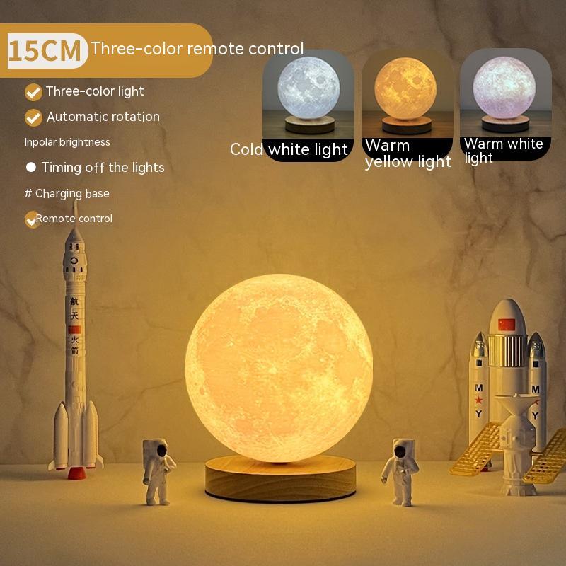 3 colors/15 cm Moon Lamp