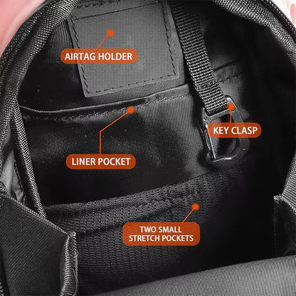Magnetic Gym Bag Water Bottle Holder | Crossbody Bottle Carrier with 4 Magnets For Gym, Hiking & Sports