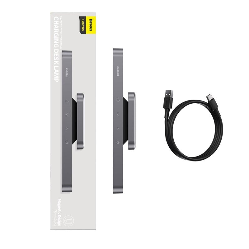Magnetic Dimming Charging Desk Lamp comes with USB Cable and User Manual