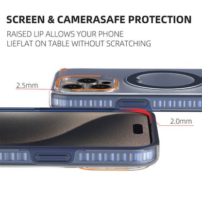 2mm higher than the screen protector and 2.5mm higher than the lens, fully protecting your phone.