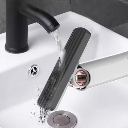 Mini Mops House Cleaning with Super Absorbent Sponge | One-Press Wring | Hands-Free Cleaning | Bathroom, Kitchen, Car & Floor