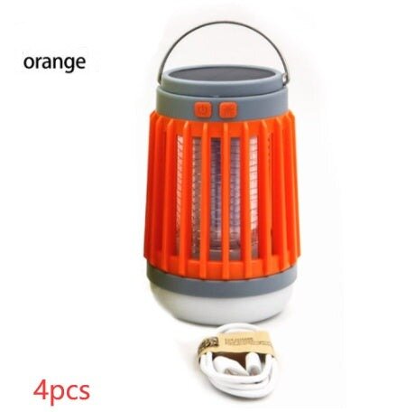 Orange Mosquito Killer - 4pcs - Solar & USB