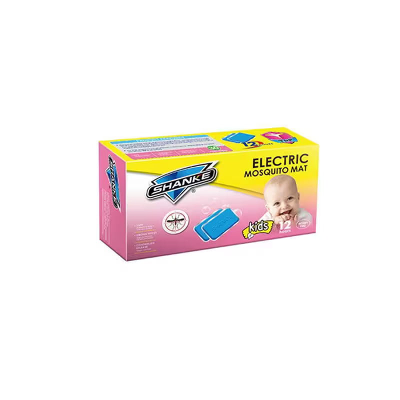 Shanke electric mosquito mat packaging for kids on a white background