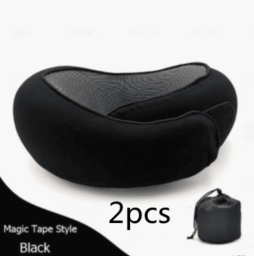 2Pcs Deep Black Velcro