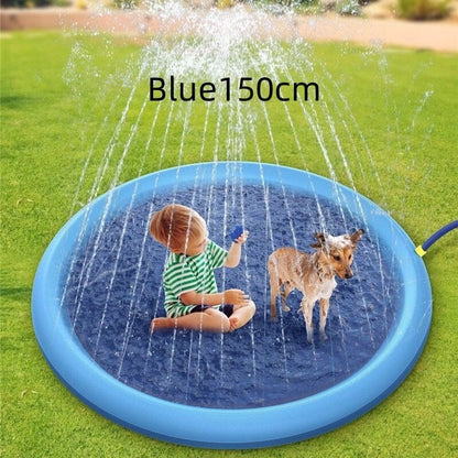 Non-slip splash pad - blue 150cm