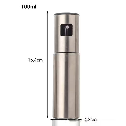 Olive Oil Sprayer for Cooking – Fine Mist Pump Bottle with Measurement Scale, 100ml, for Air Fryer, Salad & Grilling