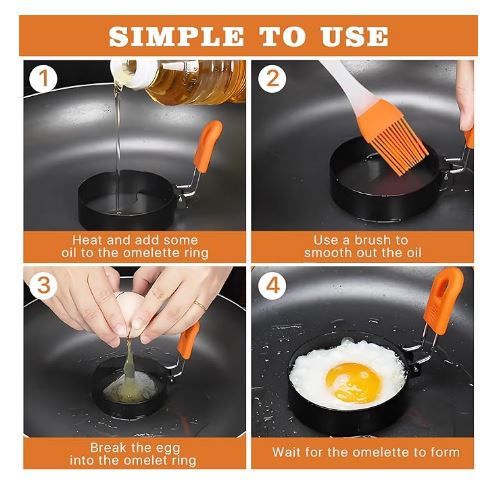 Four Simple Steps to make your omelet