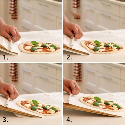 Four Easy Steps to use your pizza shovel