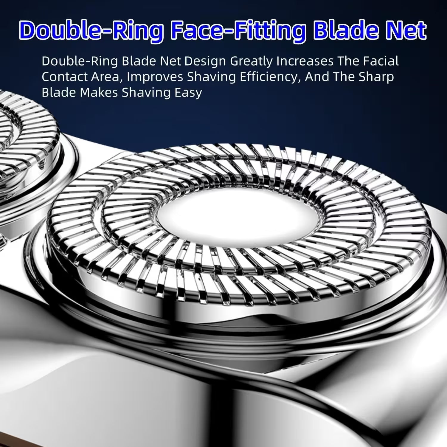 Portable Mini Electric Shaver for Men | Dual Ring Rotary Razor | IPX7 Waterproof | 60-Day Battery | USB-C Rechargeable Travel Shaver