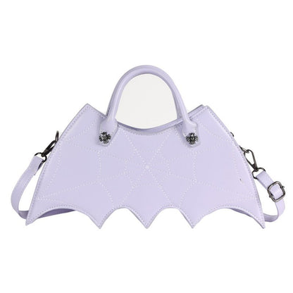 Lavender glittery harness with straps on a white background