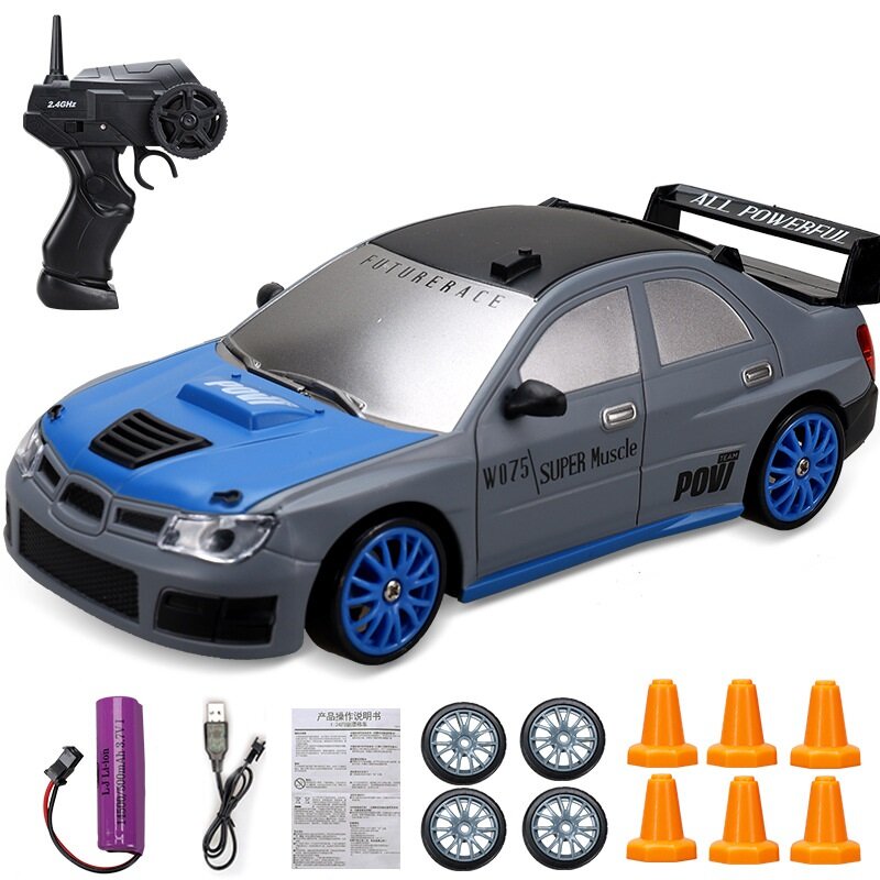 Grey RC Drift Car Toy