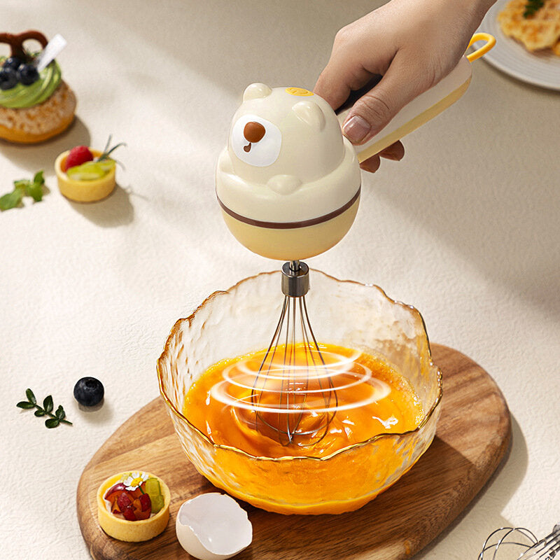 Rechargeable Cordless Stainless Steel Hand Mixer