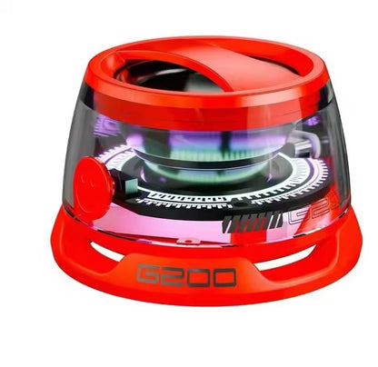 Red navigation light with 'G200' branding on a white background