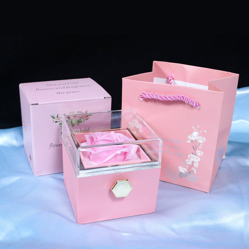 Pink Rose Gift Box