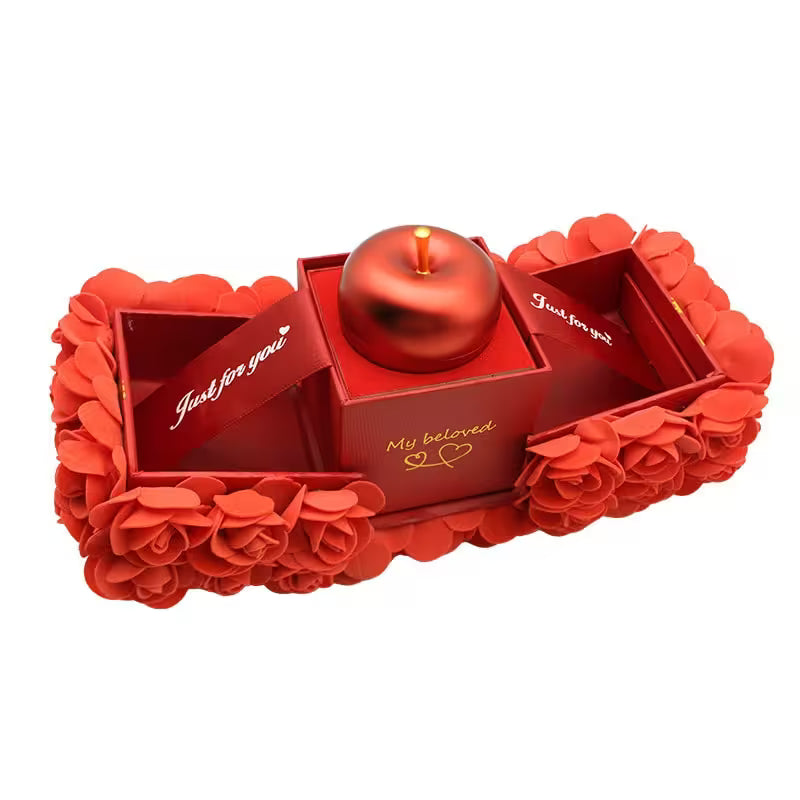 Luxury Preserved Rose Gift Box Romantic Floral Arrangement for Valentine’s Day, Anniversaries & Special Occasions