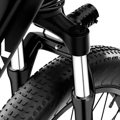 SIVROCK 1000W Fat Tire Electric Bike for Adults – 75-Mile Range, 25MPH, 15AH Battery, 4-Mode All-Terrain