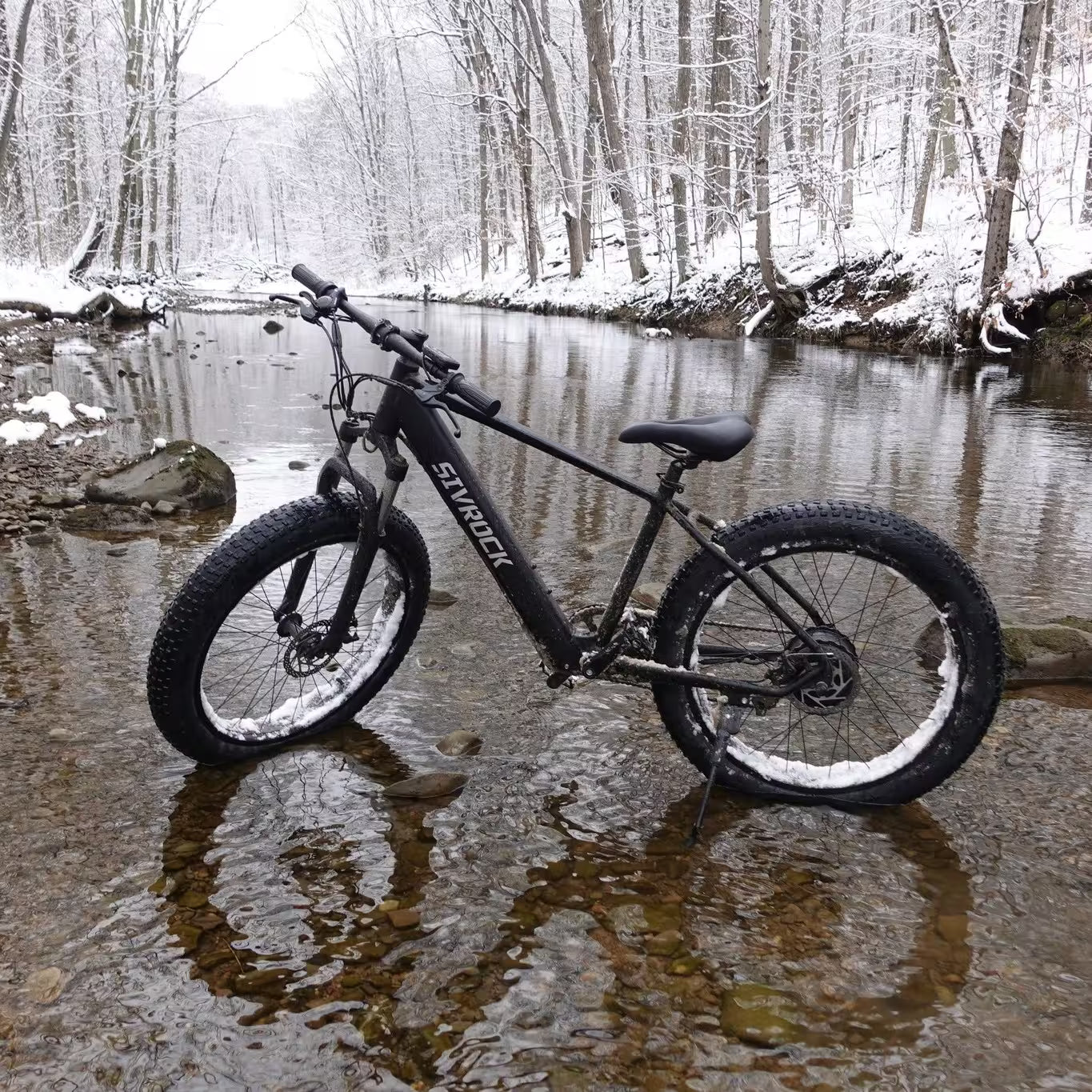 SIVROCK 1000W Fat Tire Electric Bike for Adults – 75-Mile Range, 25MPH, 15AH Battery, 4-Mode All-Terrain