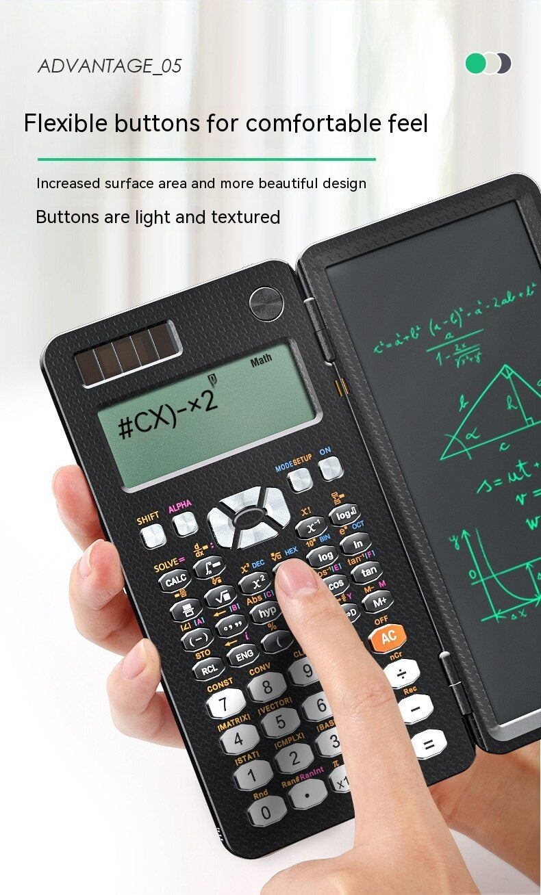 Are you tired of juggling between your calculator and notebook while trying to solve math problems or take notes? Look no further, as this innovative product is here to simplify your life and boost your productivity.
