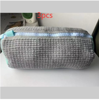 3Pcs Grey Shoe Laundry Bag