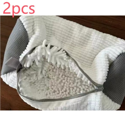 2Pcs White Shoe Laundry Bag