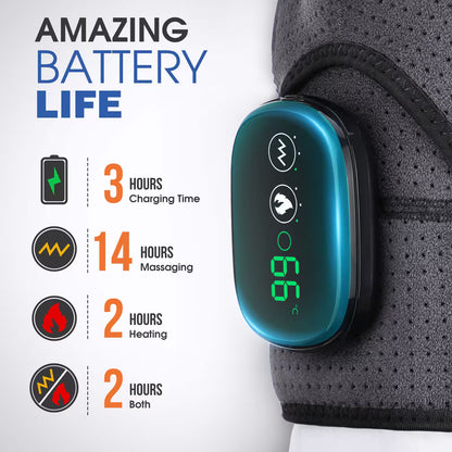 Shoulder Heating Pad Massager – 2-in-1 Heat & Vibration Therapy Wrap for Frozen Shoulder, Rotator Cuff, Arthritis & Neck Pain Relief