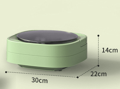 Size of the foldable machine when folded