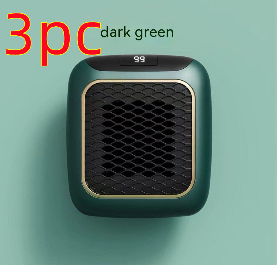 3 Pcs Green Fan Heater