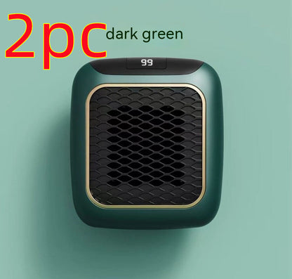 2 Pcs Green Fan Heater