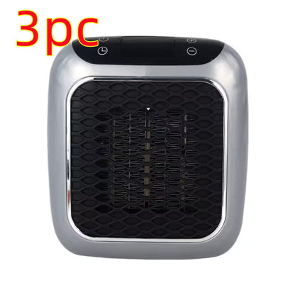 Portable heater with honeycomb design on a white background, labeled '3pc'.