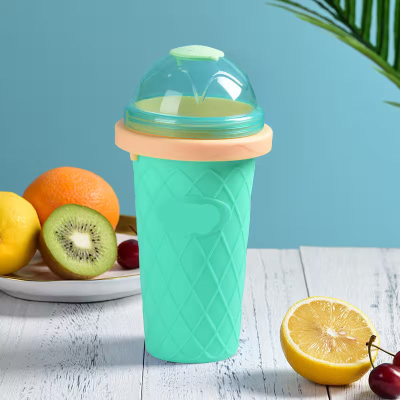 Smoothie Cup 300 ml Portable Slushie & Smoothie Maker (Blue / Mint / Pink / Yellow)