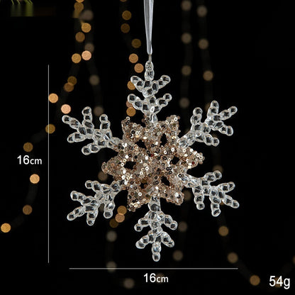 Snowflake C Christmas Ornaments