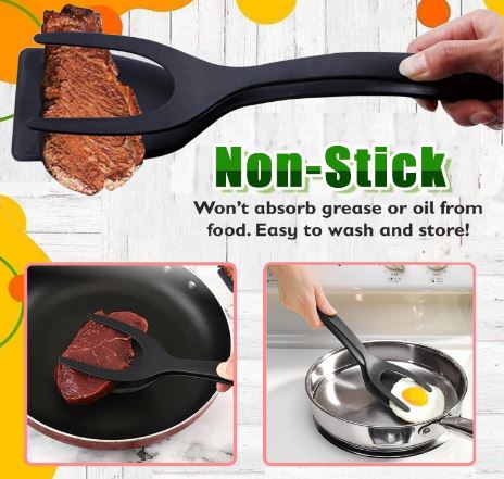Grip And Flip Spatula: The Ultimate Kitchen Tool for Effortless Cooking!