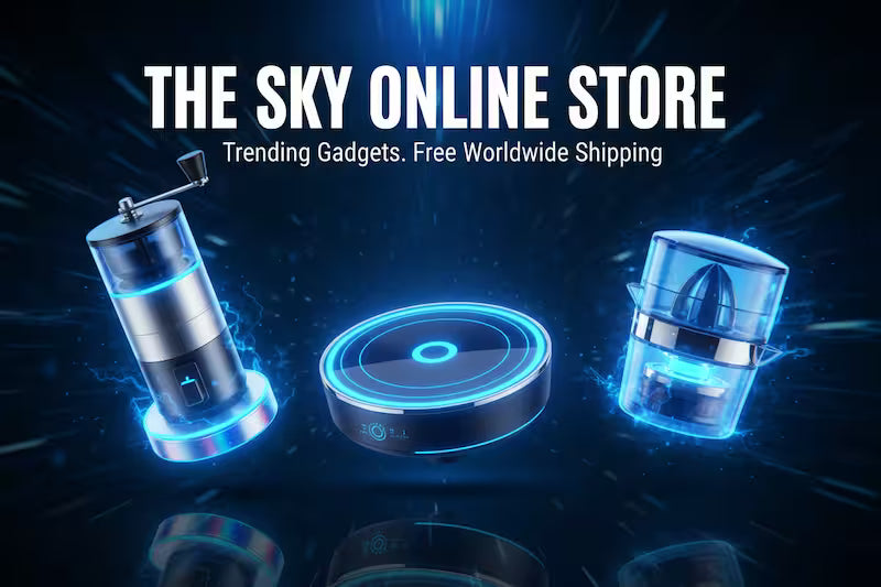 TheSkyOnlineStore — your global destination for home décor, kitchen gadgets, bags, seasonal gifts, electronics, toys, and accessories. Free worldwide shipping on every order. Use code THESKY for 20% off $90+.