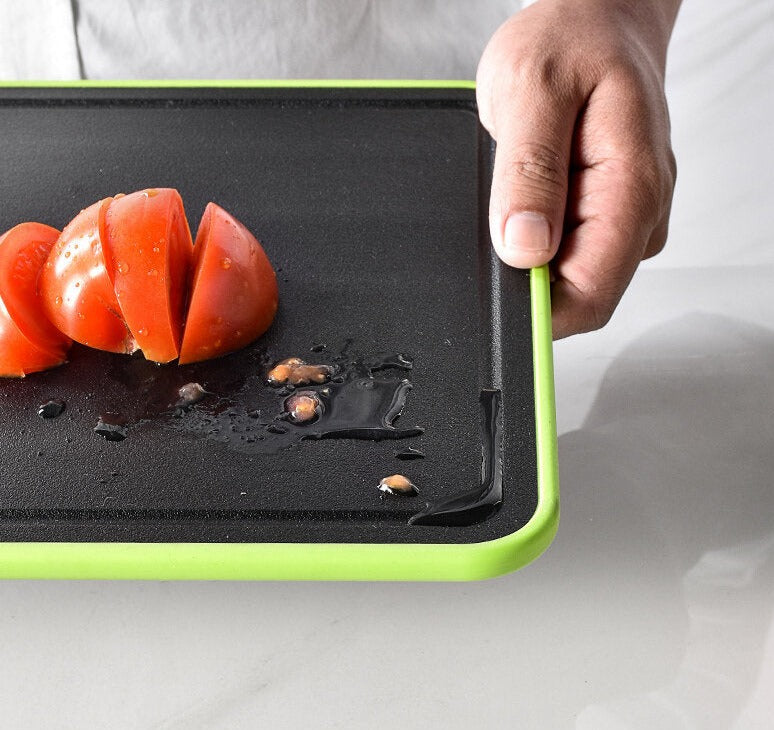 Cutting Board || Perfect for cutting fruits and vegetables - The Cutting Board has Non slip material