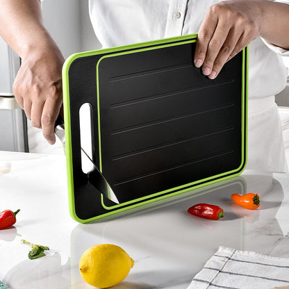 Cutting Board || Perfect for cutting fruits and vegetables - The Cutting Board with knife sharpener