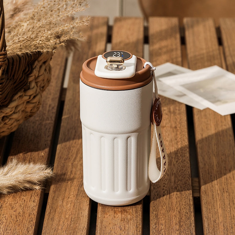 Fog White Coffee Thermos Cup