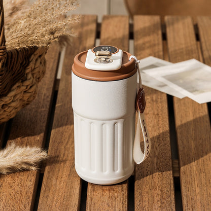 Fog White Coffee Thermos Cup