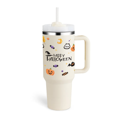 Halloween Cream white Tumbler